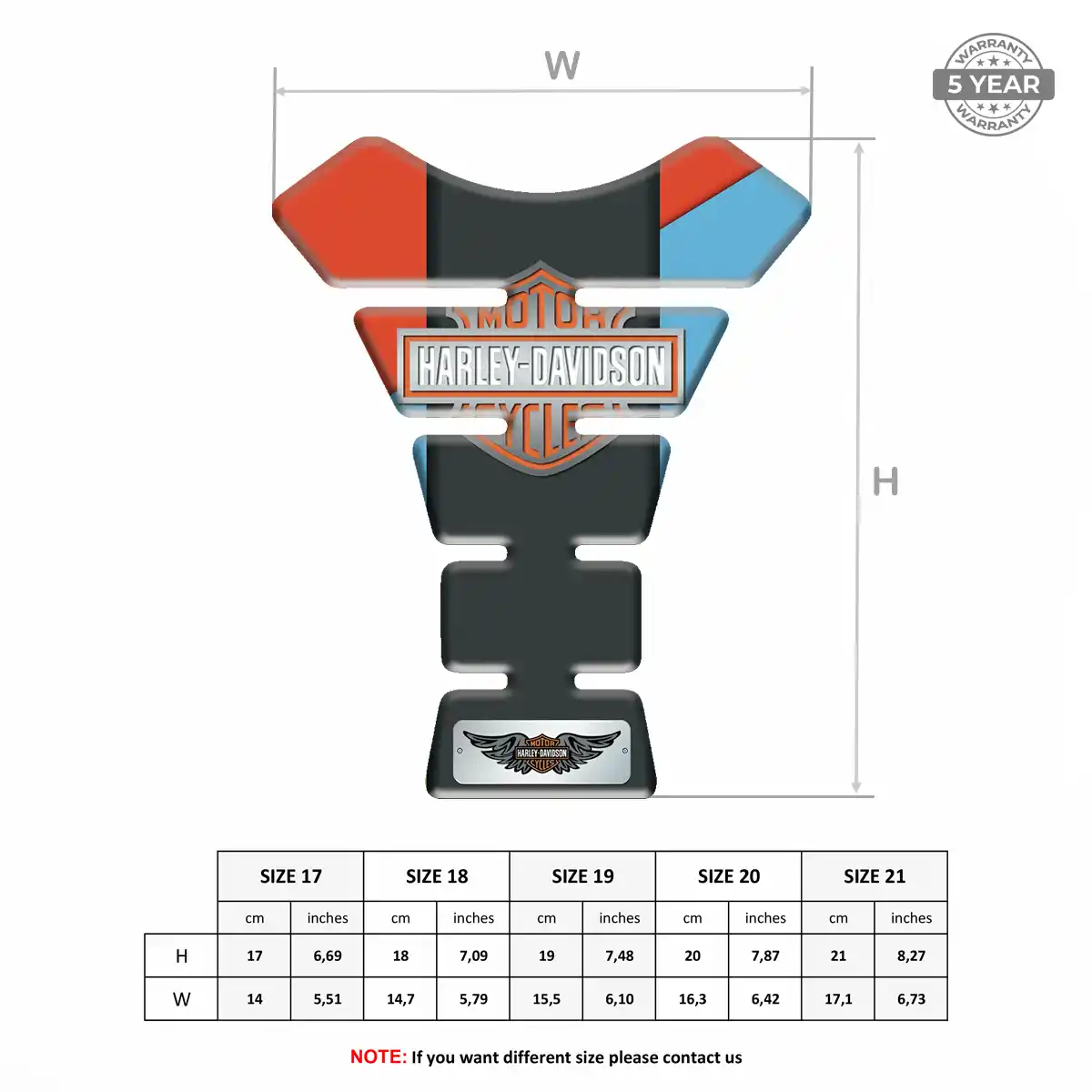 Harley Tank Pad Sleek Style