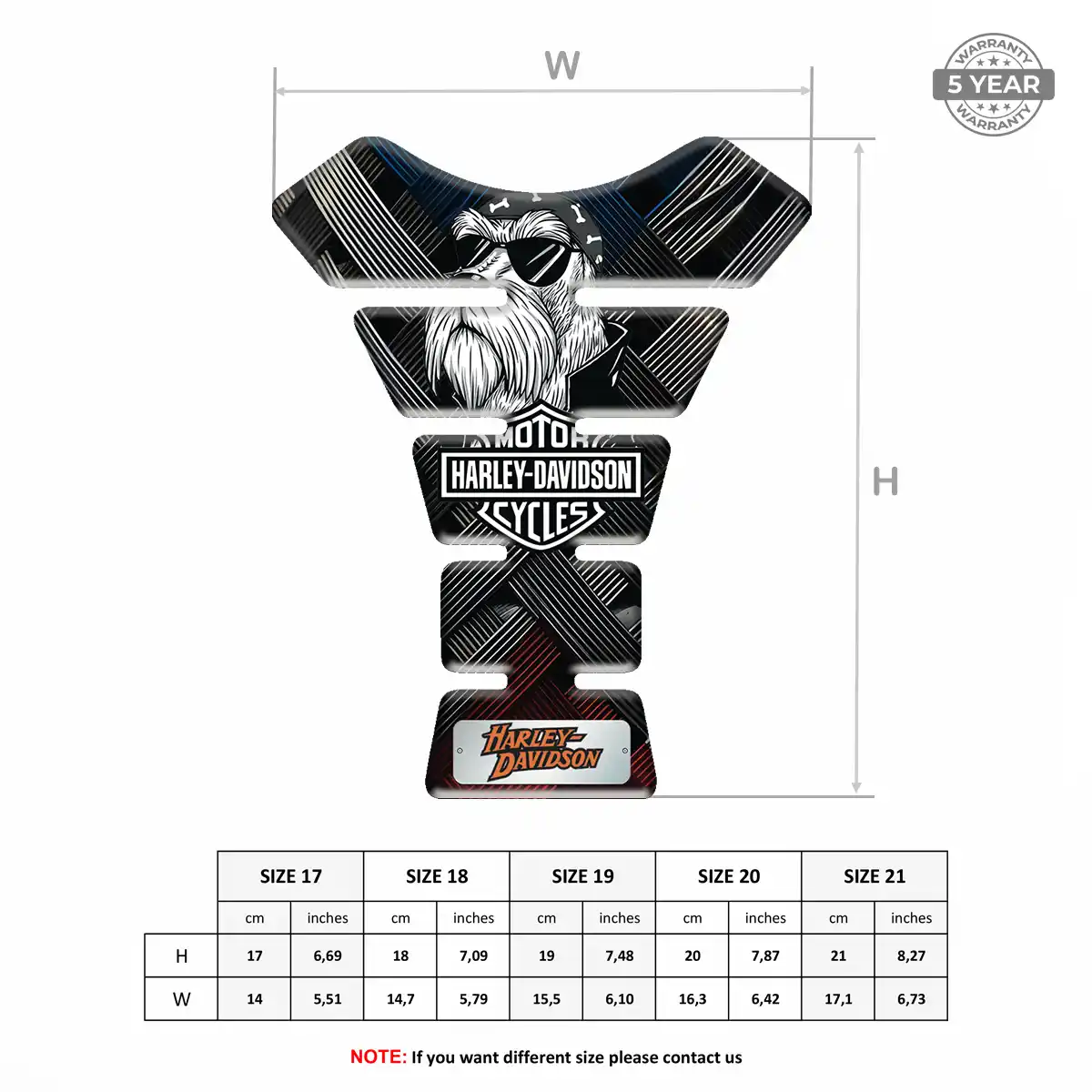 Harley Tank Pad Superior Craft