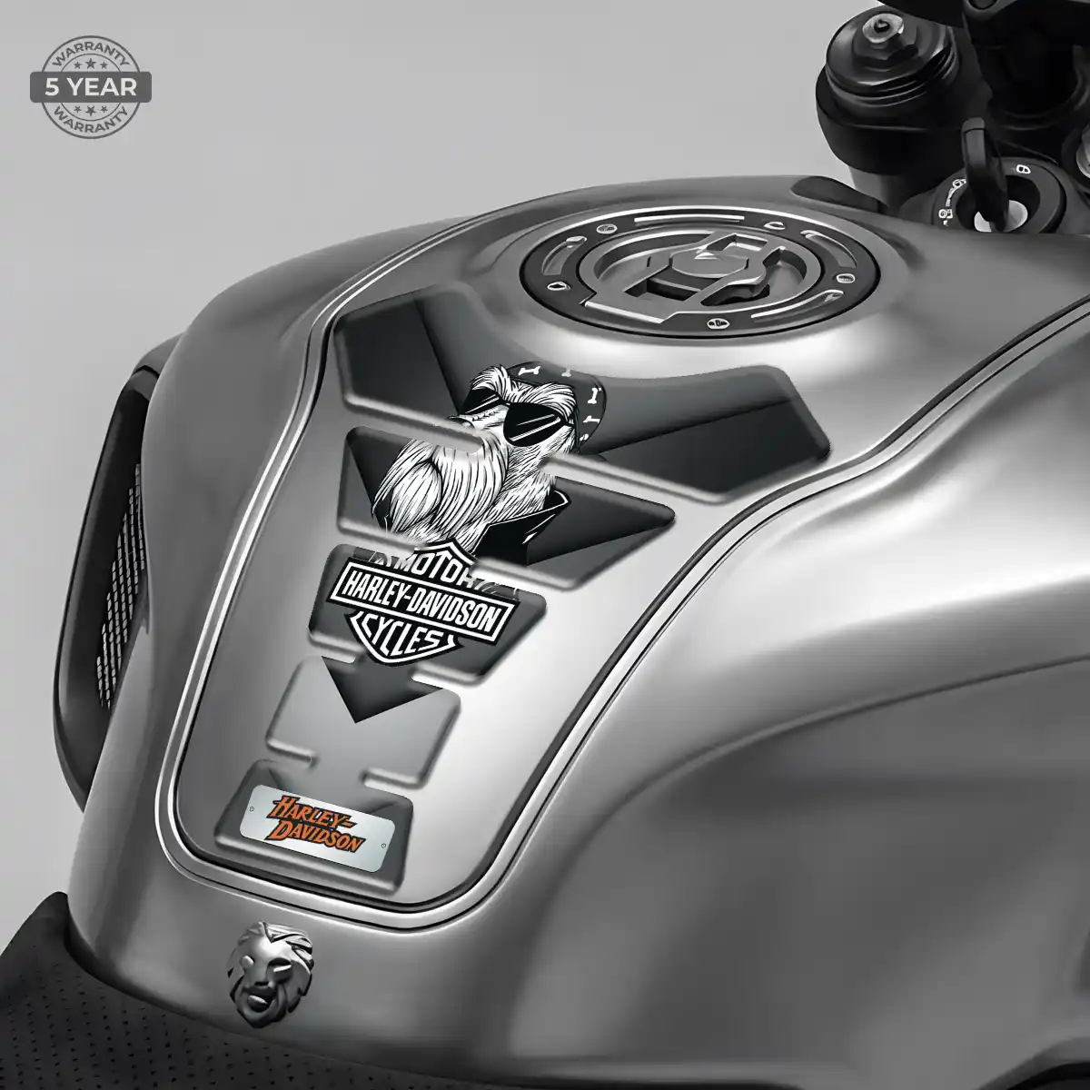 Harley Tank Pads Elite Finish