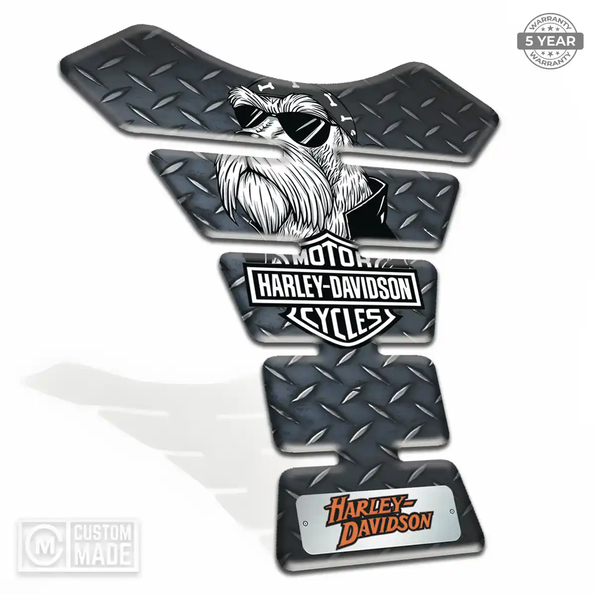 Harley Tank Pads Fuse Motorbike Refined Design