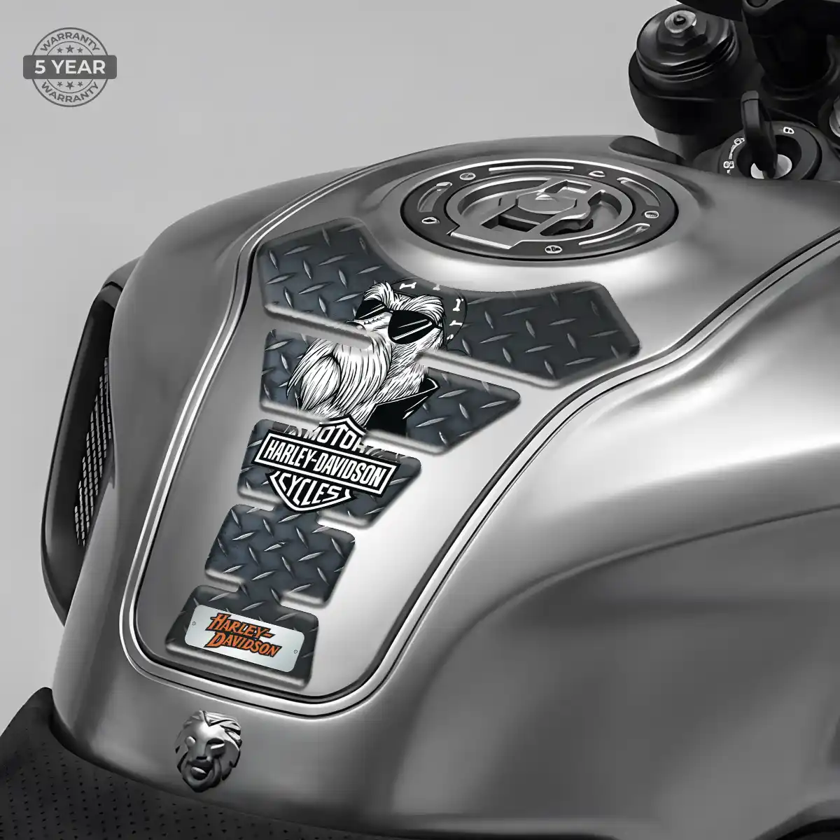 Harley Tank Pads Fuse Motorbike Refined Design