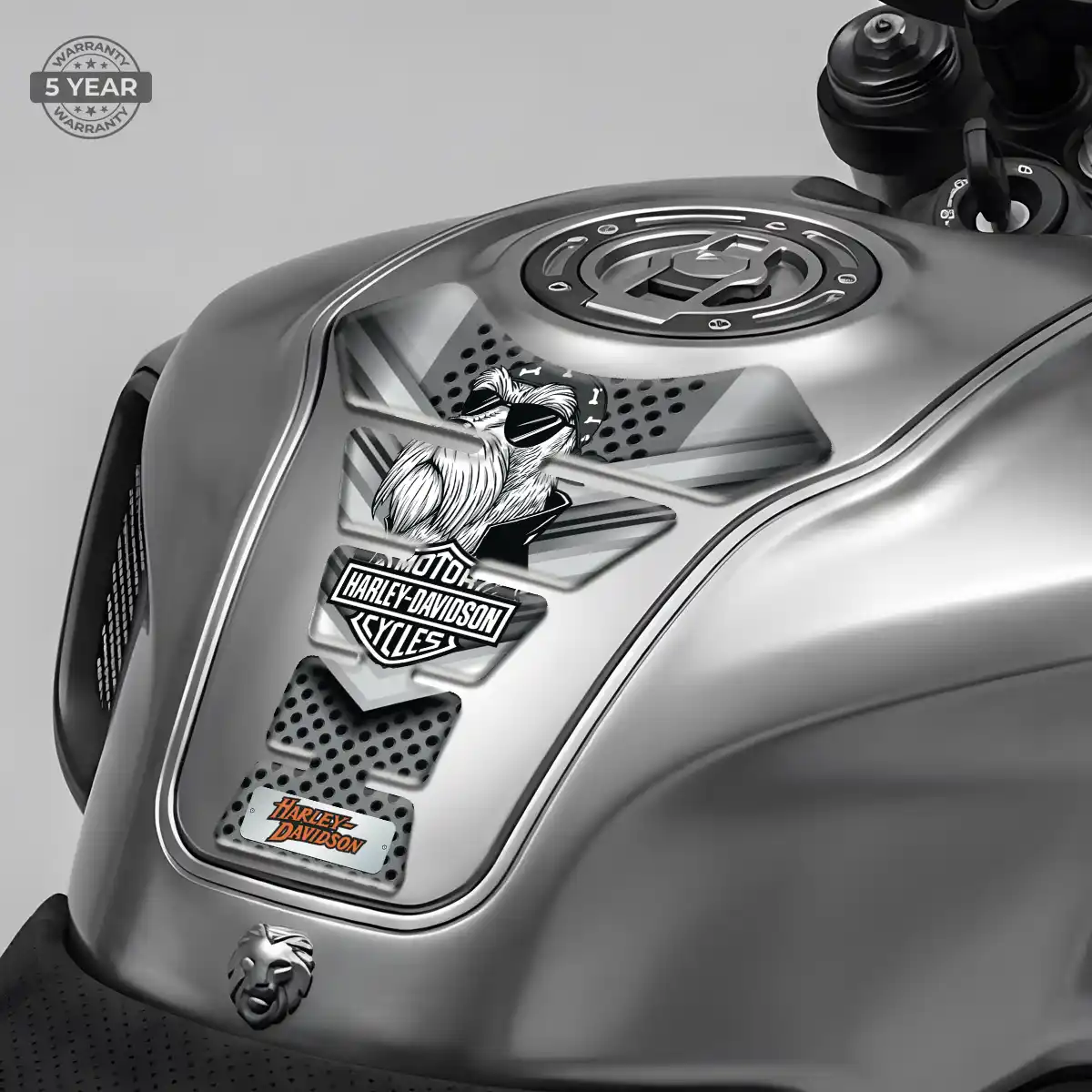Harley Tank Pads Fuse Motorbike Sleek Style