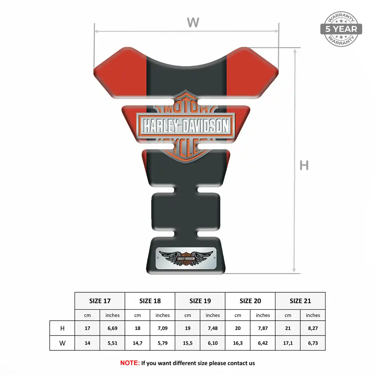 Harley Tank Pads Fuse Refined Design