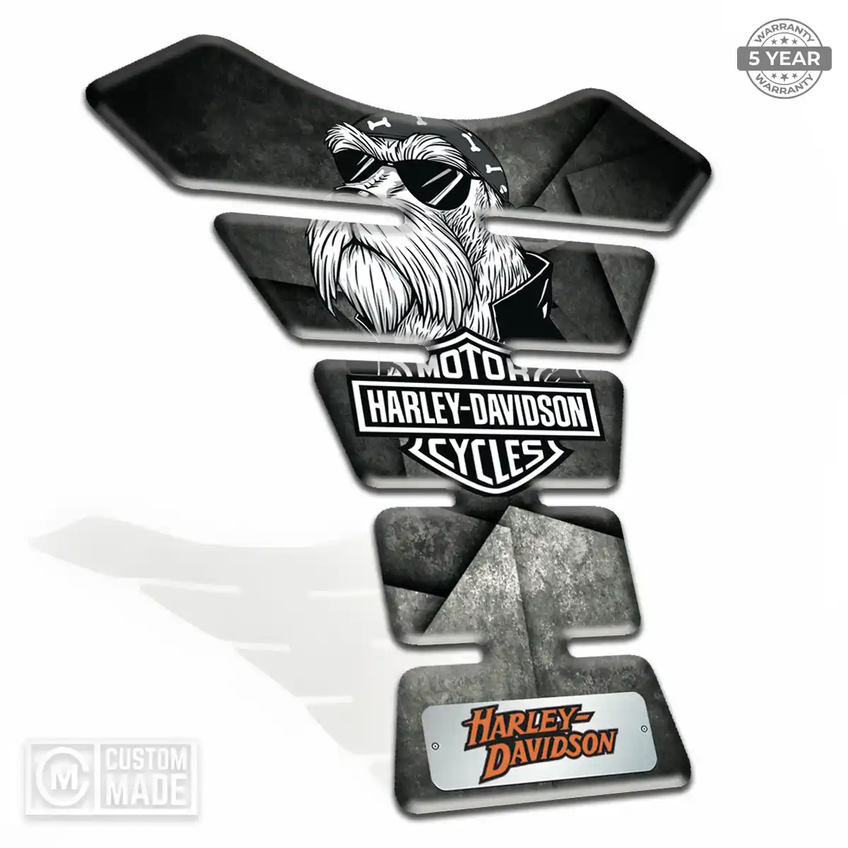 Harley Tank Pads Guards Motorcycle Refined Design