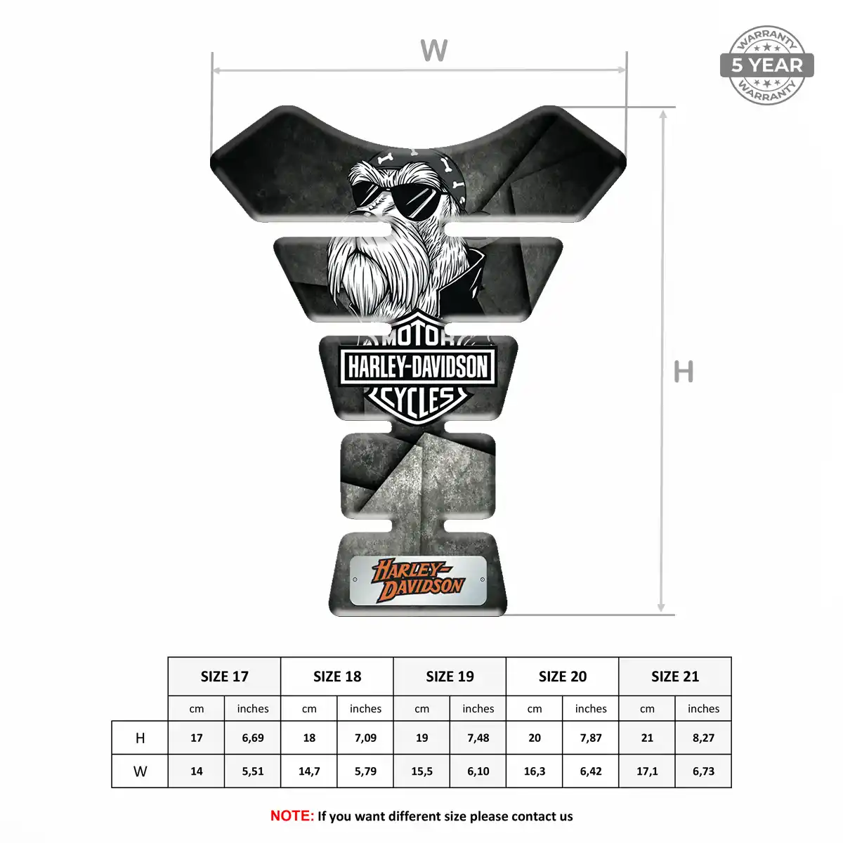 Harley Tank Pads Guards Motorcycle Refined Design