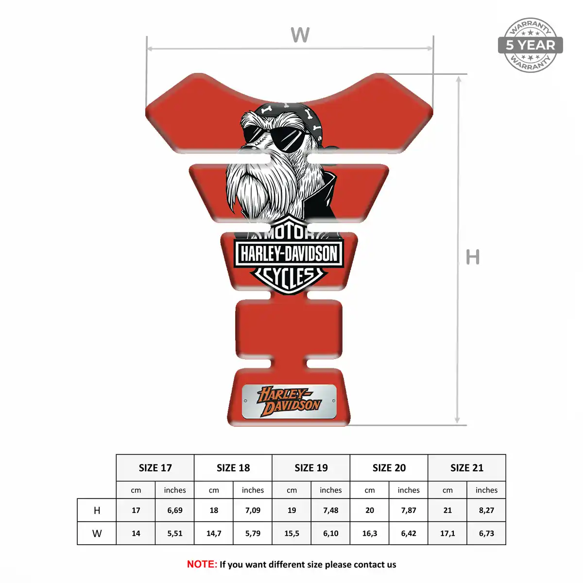 Harley Tank Pads Motorbike Prime Quality