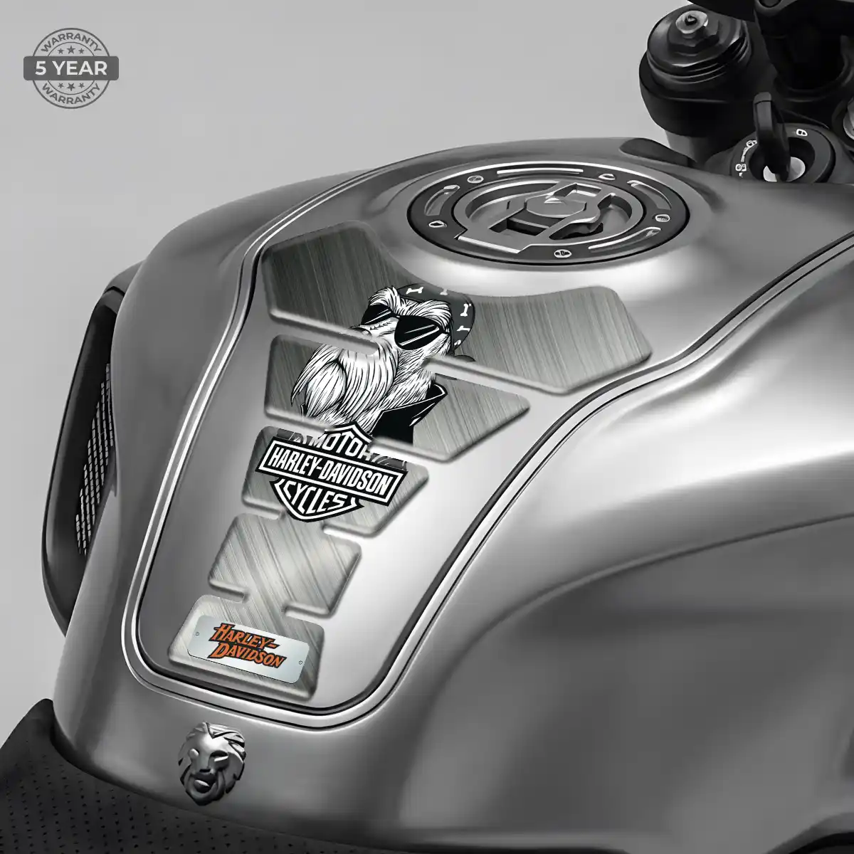 Harley Tank Pads Motorbike Sleek Style