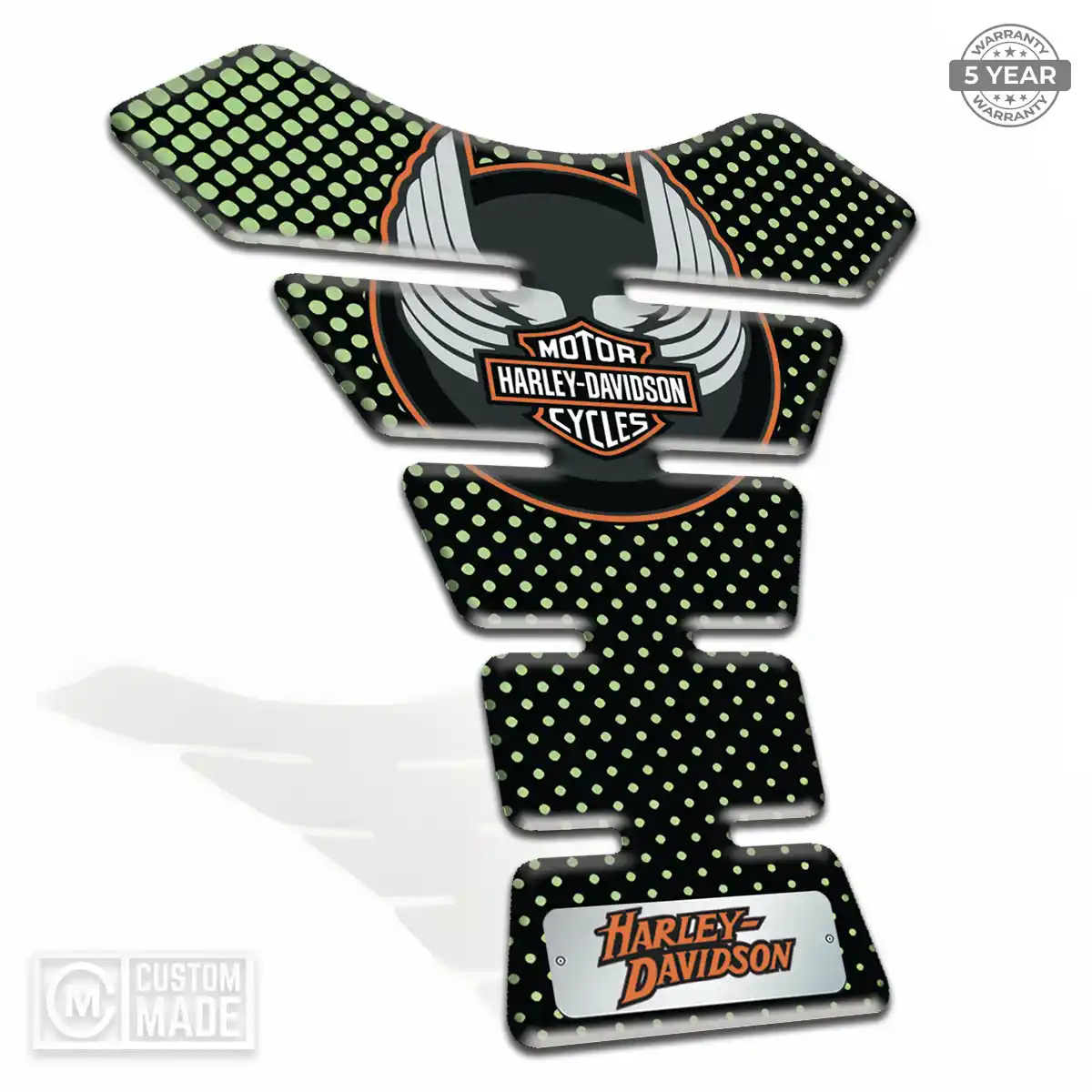 Harley Tank Pads Motorcycle Elite Finish