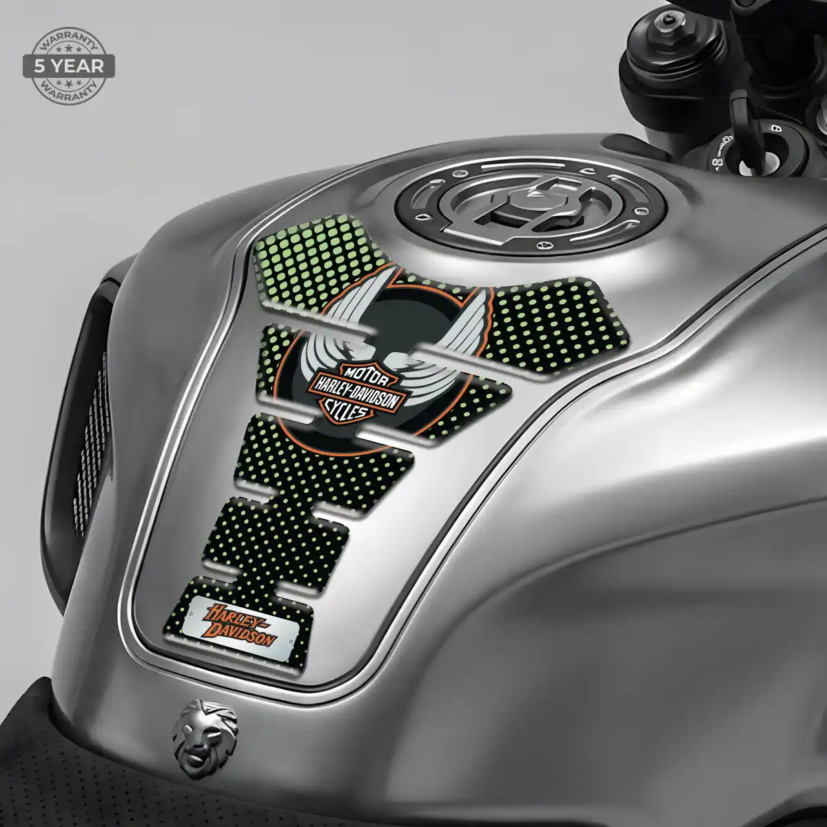 Harley Tank Pads Motorcycle Elite Finish