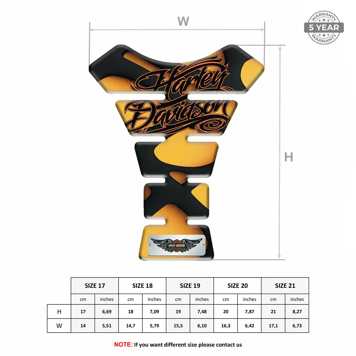 Harley Tank Pads Protector Motorcycle Refined Design