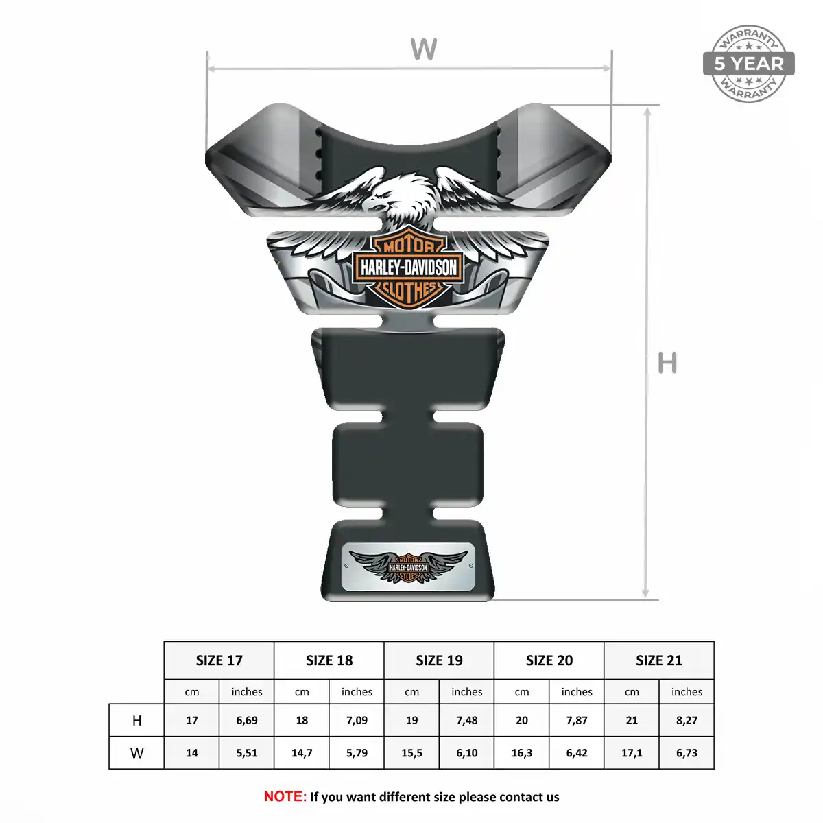 Harley Tank Pads Protector Prime Quality