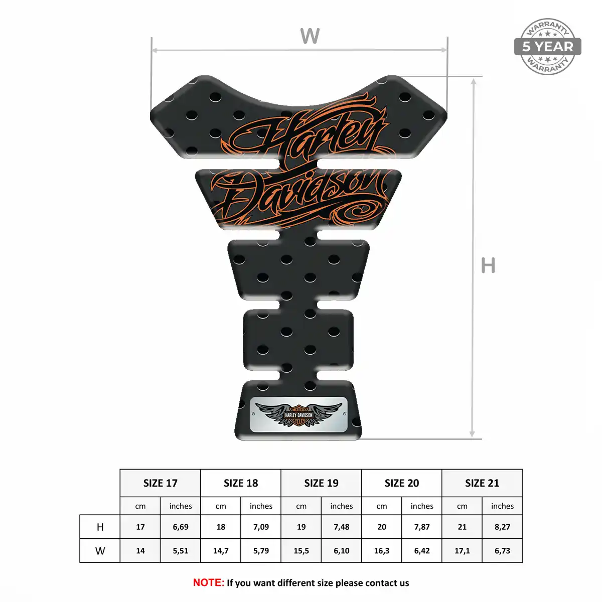 Harley Tank Pads Protector Sleek Style
