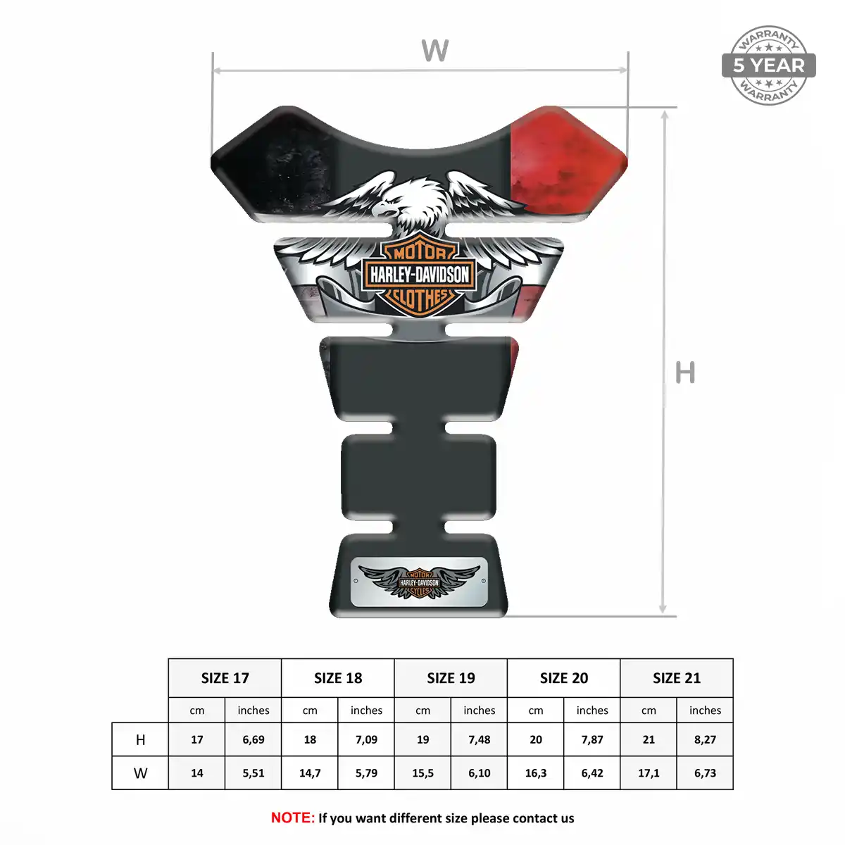 Harley Tank Pads Superior Craft