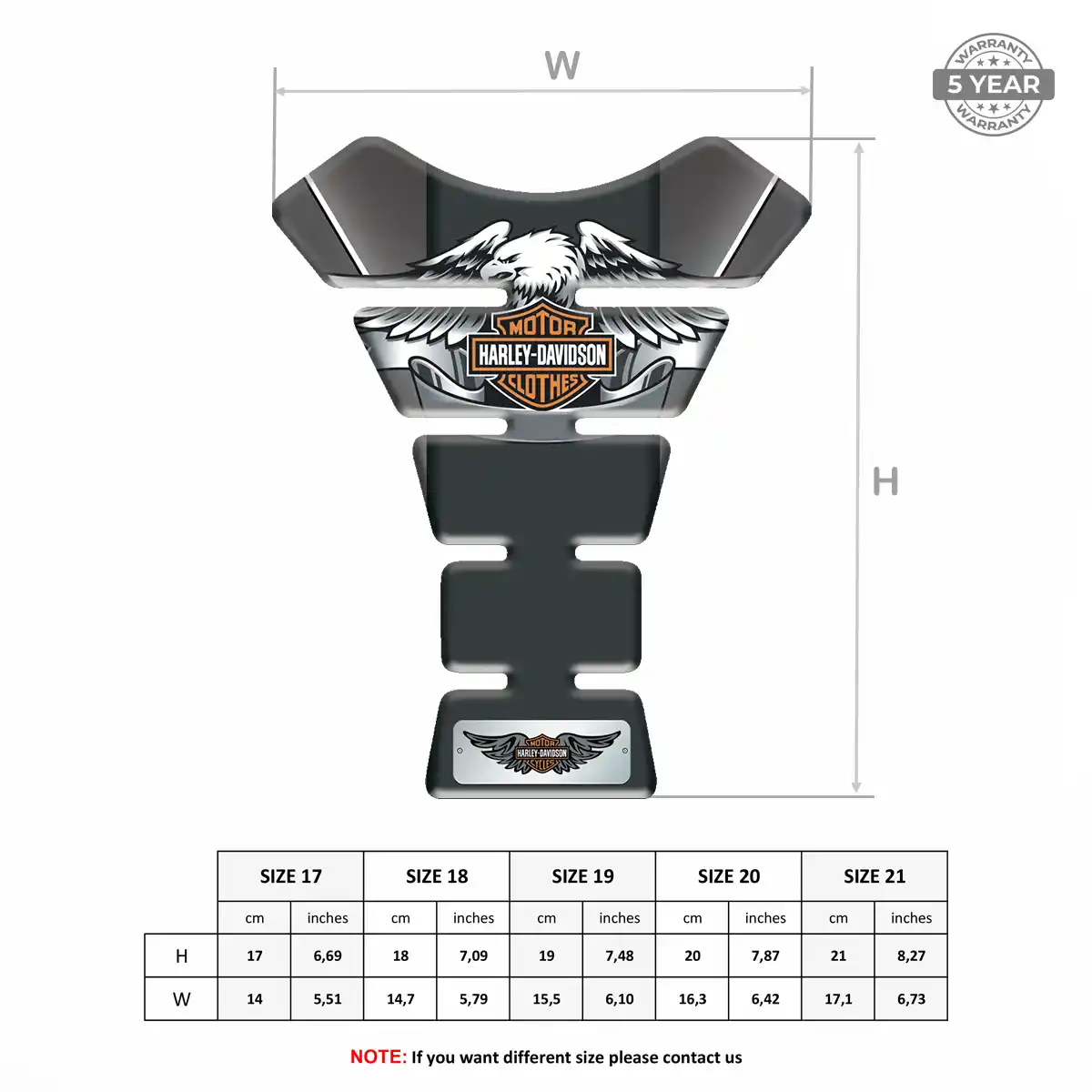 Harley Tank Protector Fuse Elite Finish