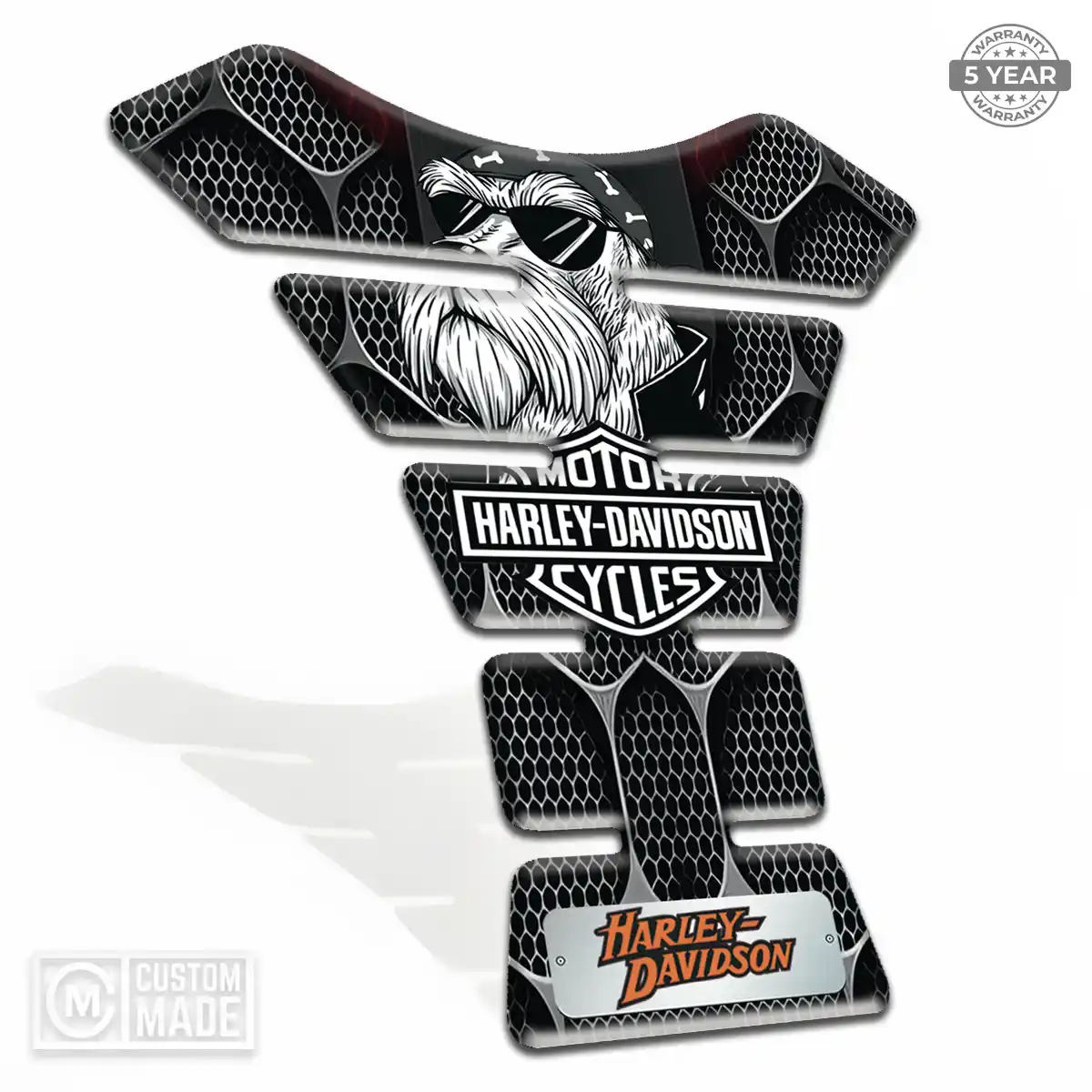 Harley Tank Protector Fuse Motorcycle Superior Craft