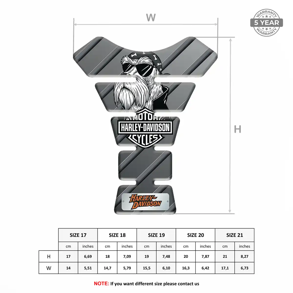 Harley Tank Protector Fuse Prestige Line