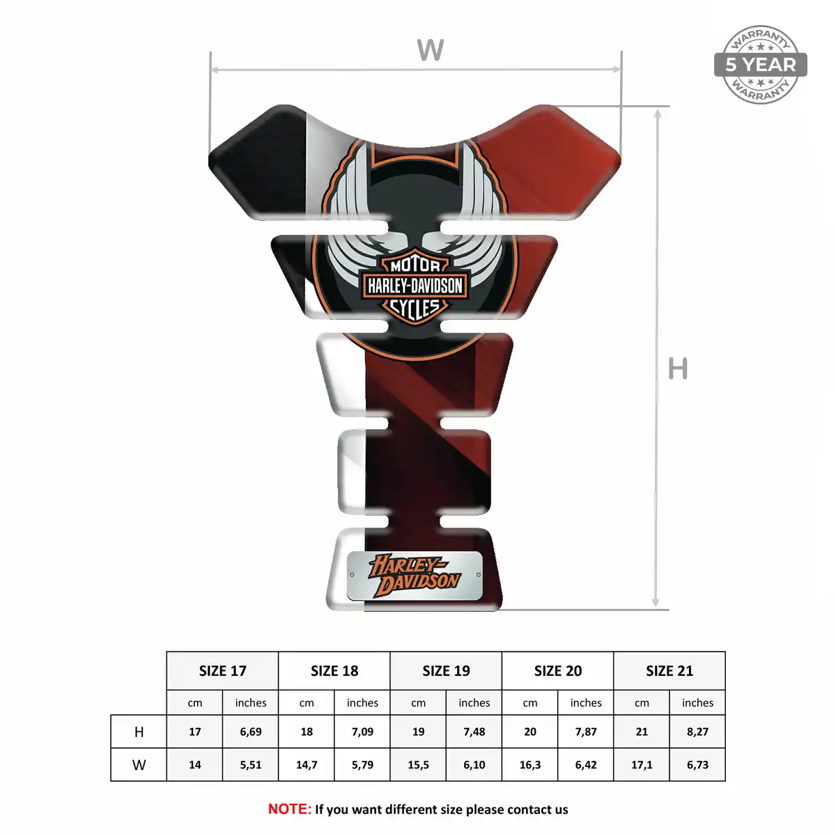 Harley Tank Protector Fuse Refined Design
