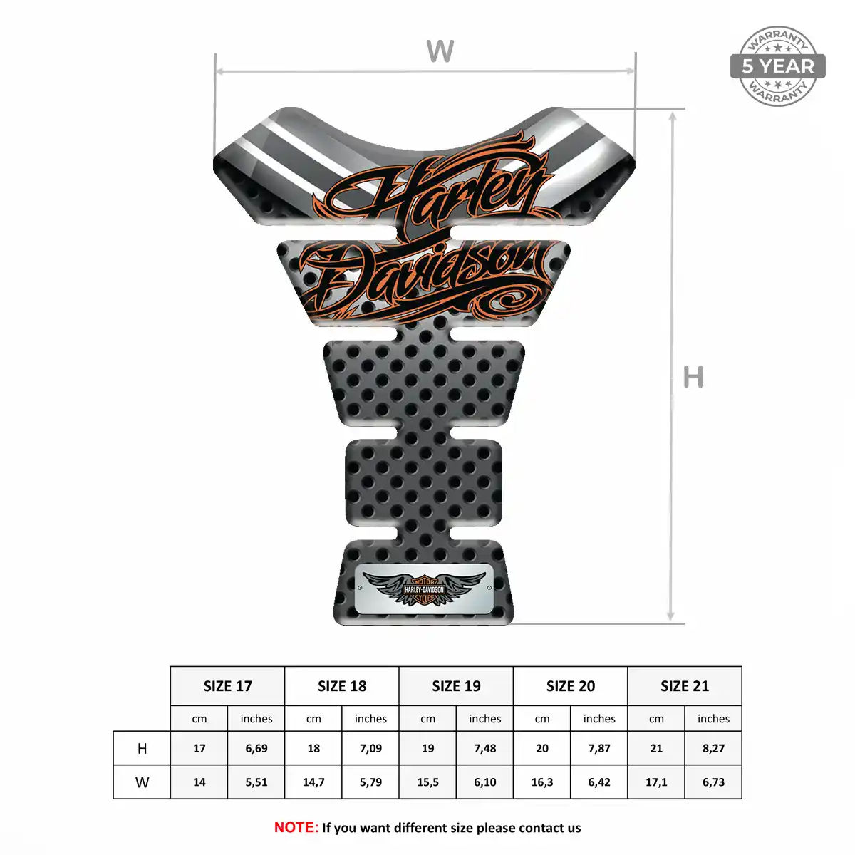 Harley Tank Protector Fuse Superior Craft