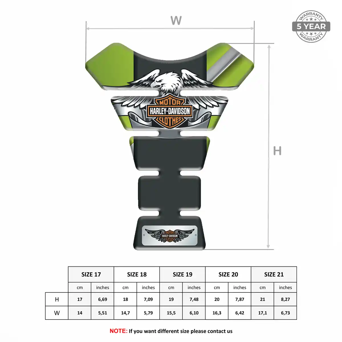 Harley Tank Protector Guard Motorbike Sleek Style