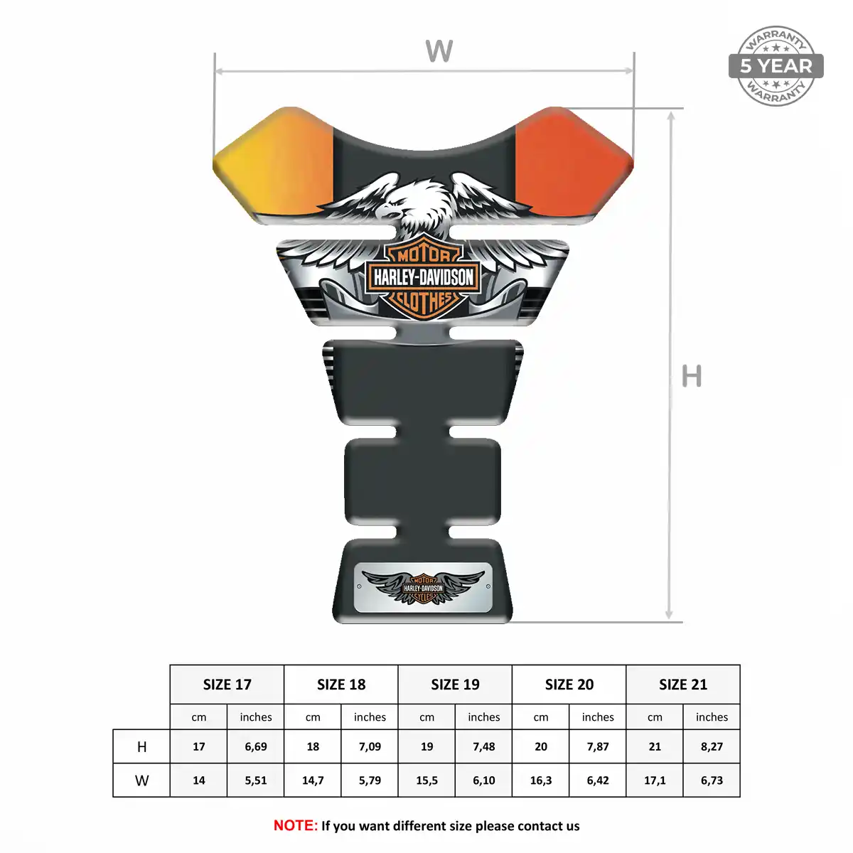 Harley Tank Protector Guard Prime Quality
