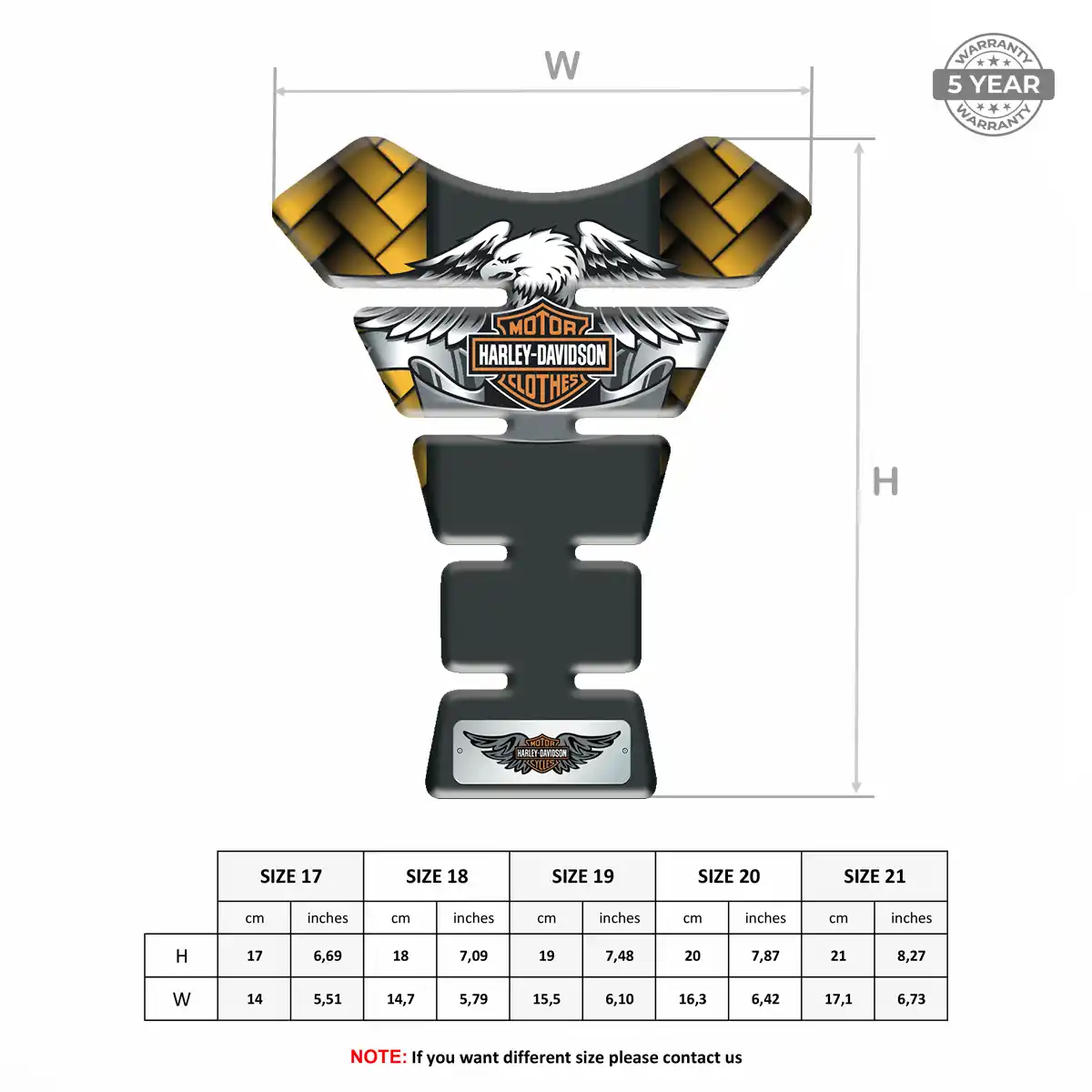 Harley Tank Protector Guard Signature Grade
