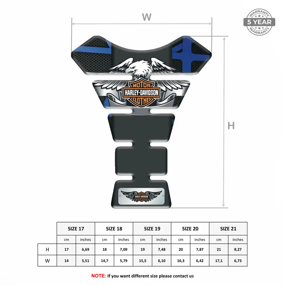 Harley Tank Protector Guard Superior Craft