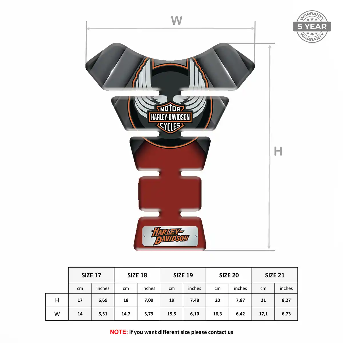 Harley Tank Protector Guards Motorbike Prime Quality
