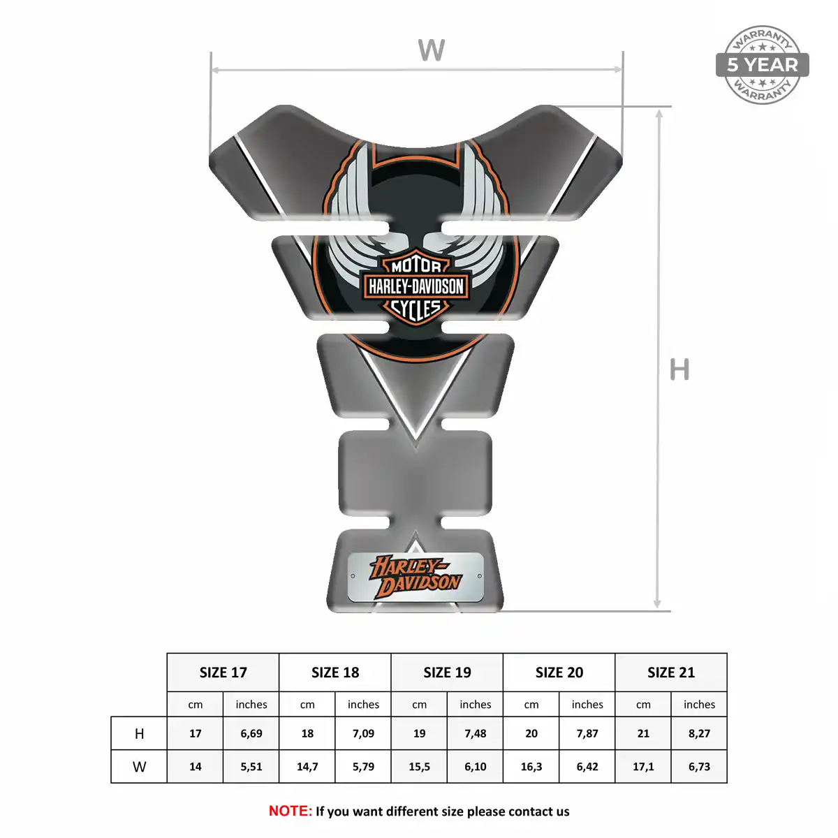 Harley Tank Protector Guards Motorbike Refined Design