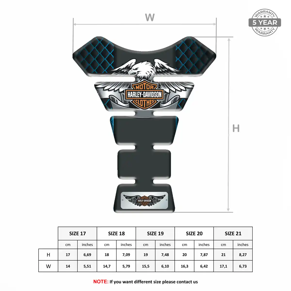 Harley Tank Protector Guards Motorcycle Prime Quality