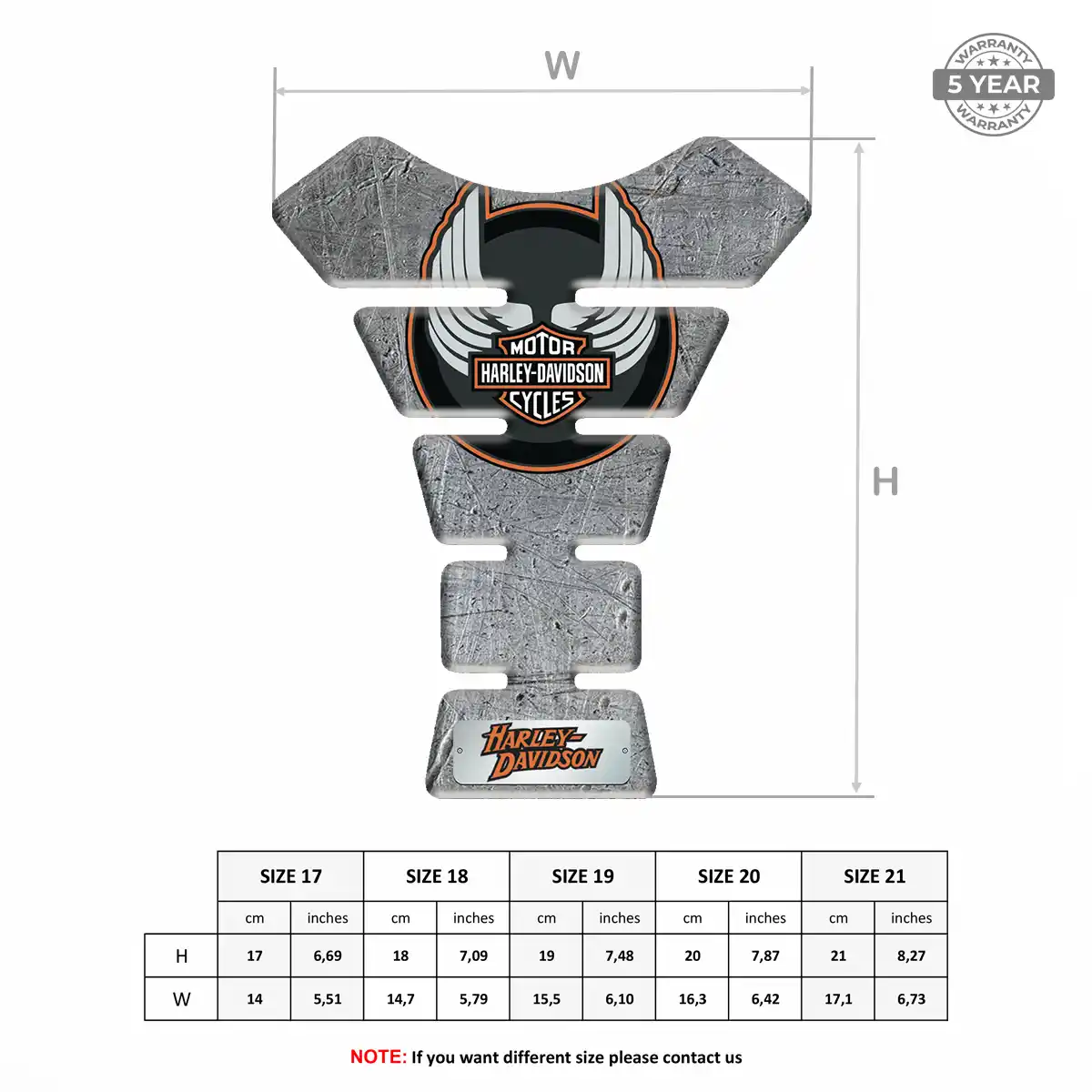 Harley Tank Protector Guards Signature Grade