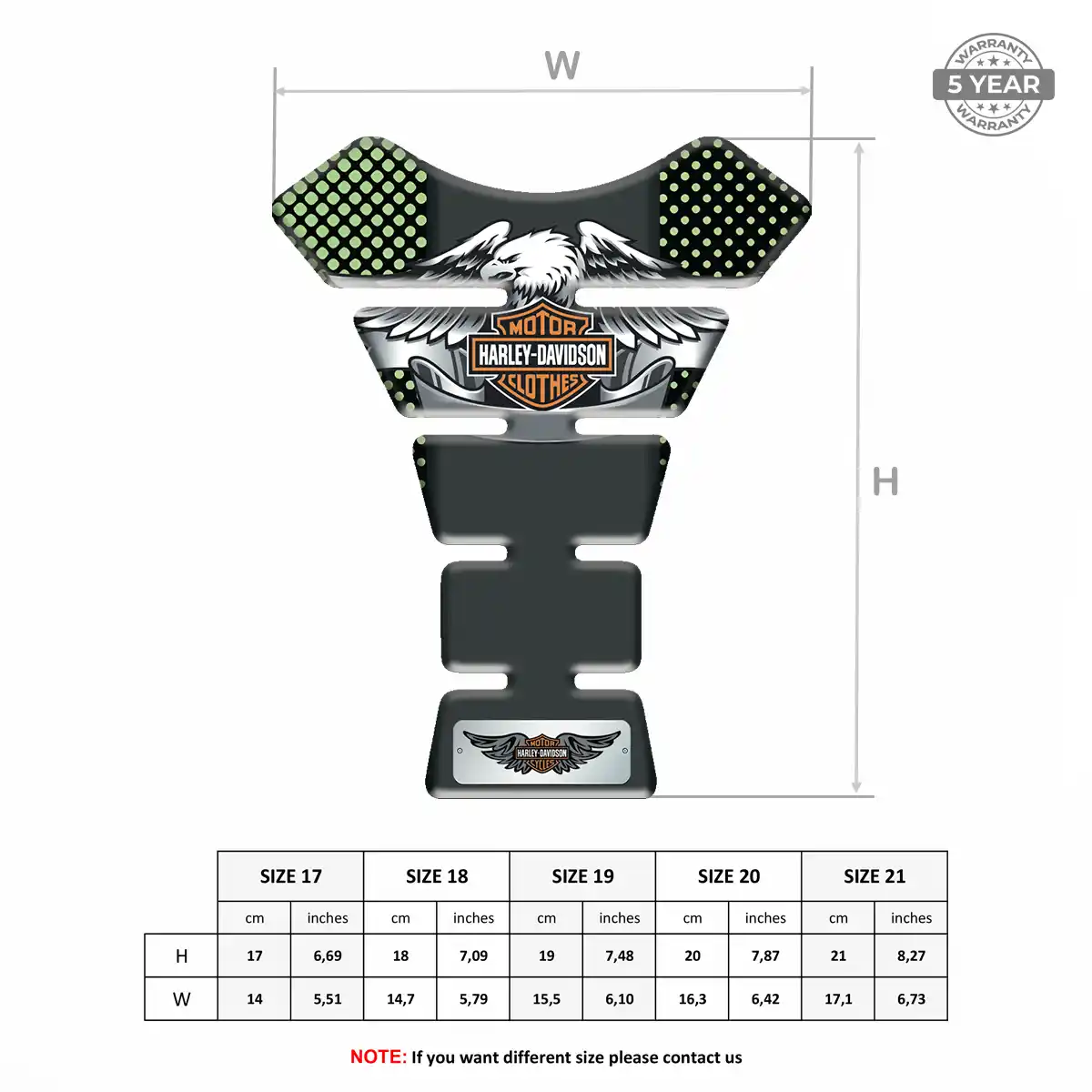 Harley Tank Protector Guards Sleek Style