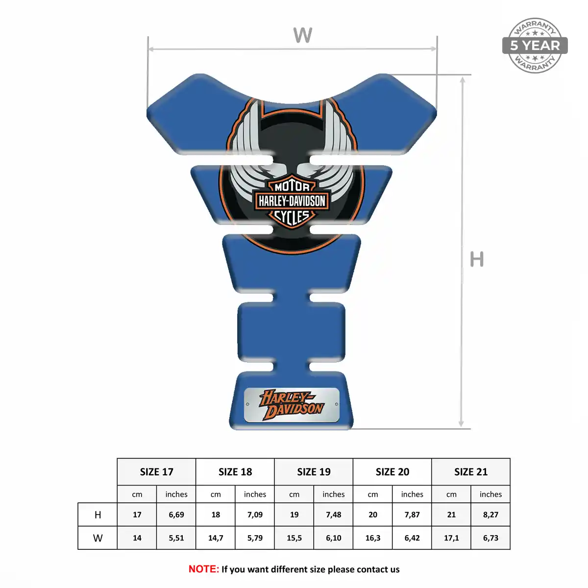 Harley Tank Protector Guards Superior Craft