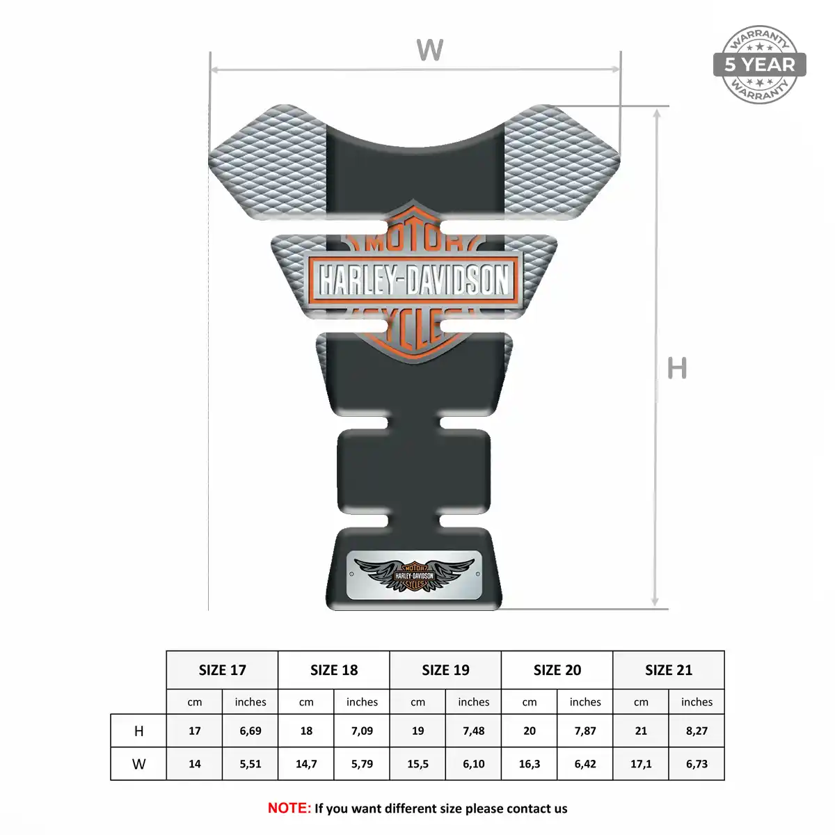 Harley Tank Protector Motorbike Elite Finish