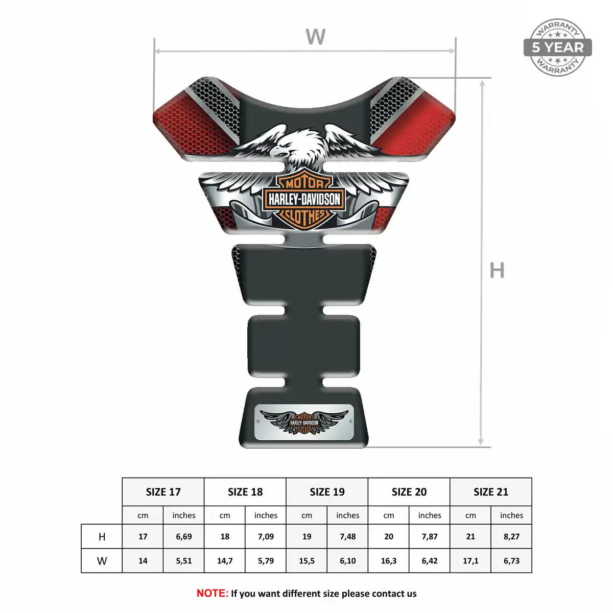 Harley Tank Protector Motorbike Prestige Line