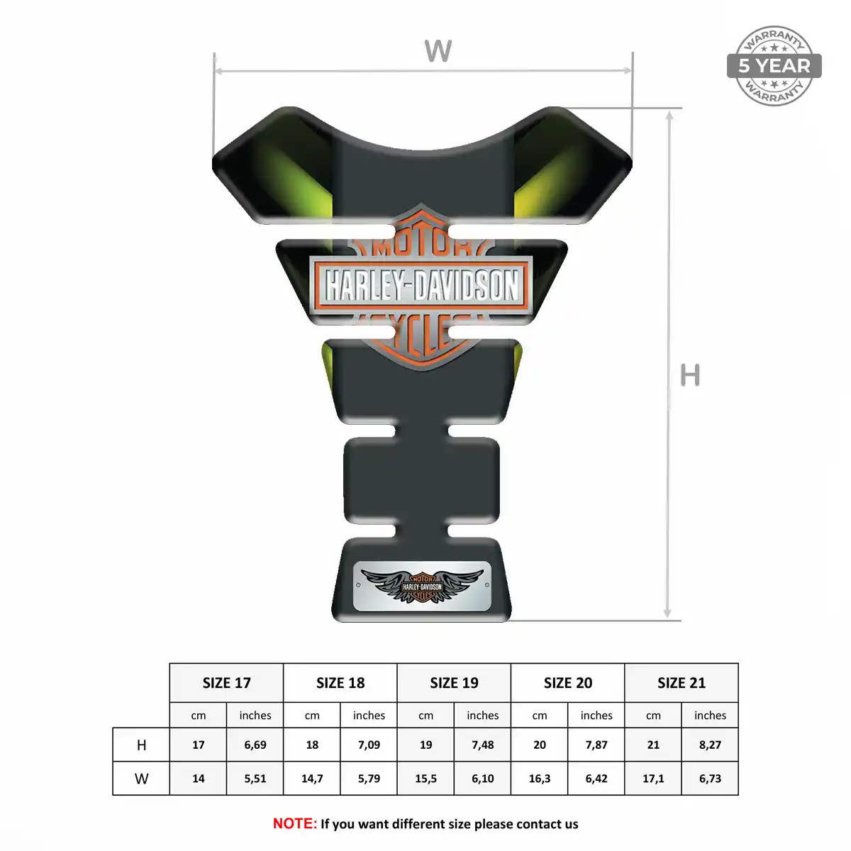 Harley Tank Protector Motorcycle Signature Grade