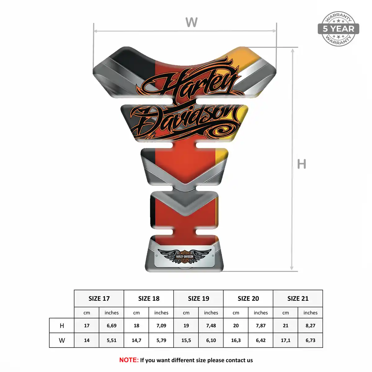 Harley Tank Protector Motorcycle Superior Craft