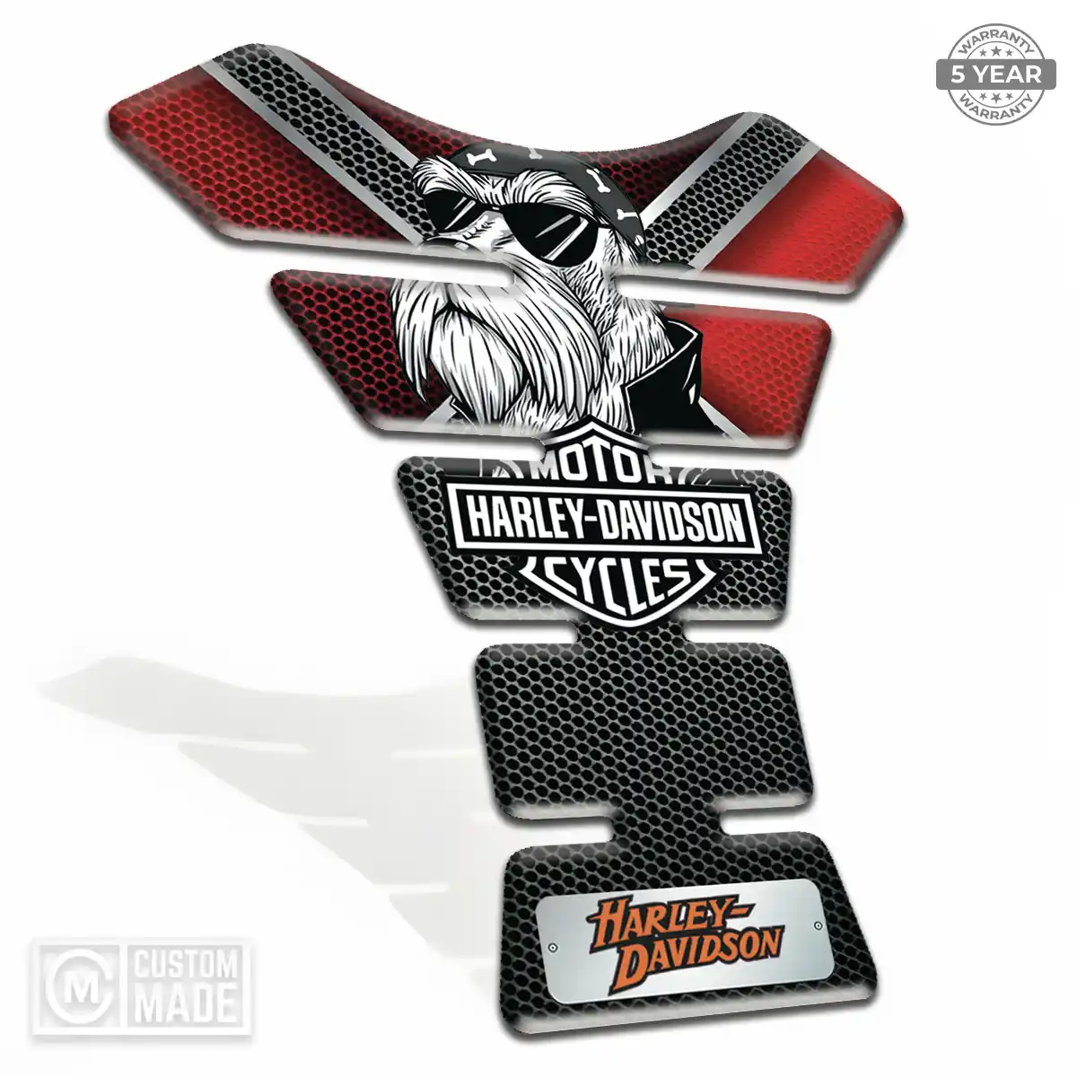 Harley Tank Protector Pad Elite Finish