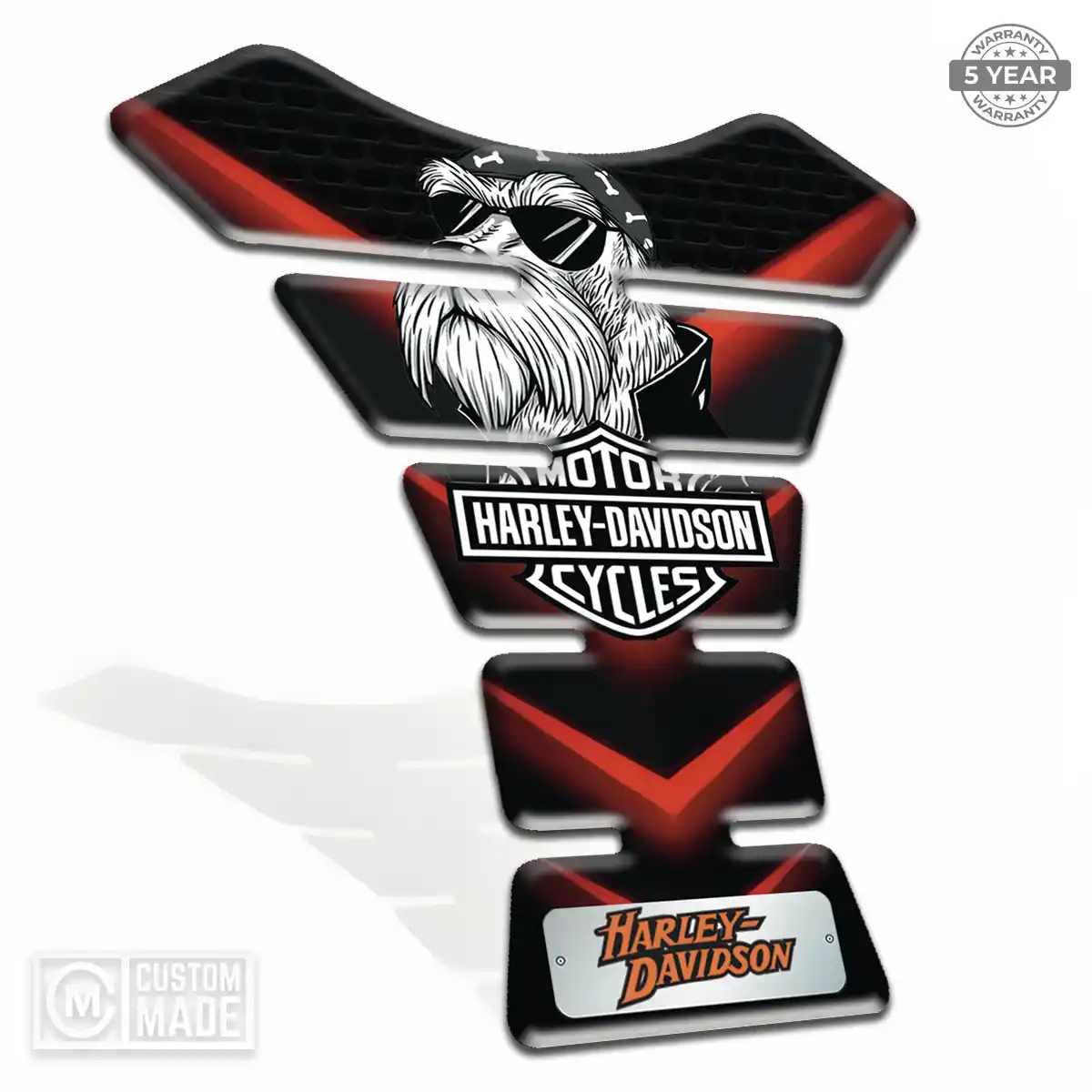 Harley Tank Protector Pad Motorbike Sleek Style