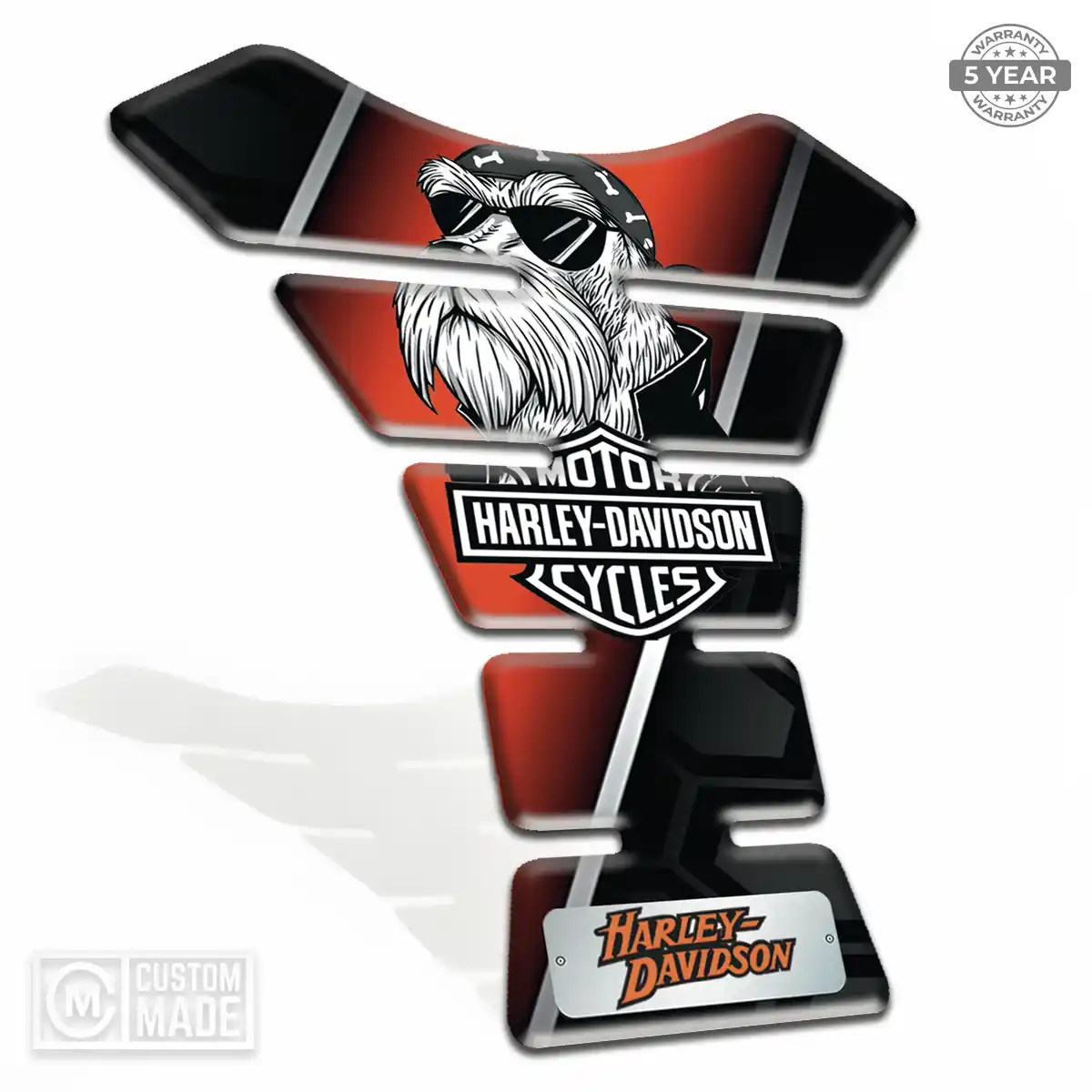 Harley Tank Protector Pad Motorcycle Sleek Style