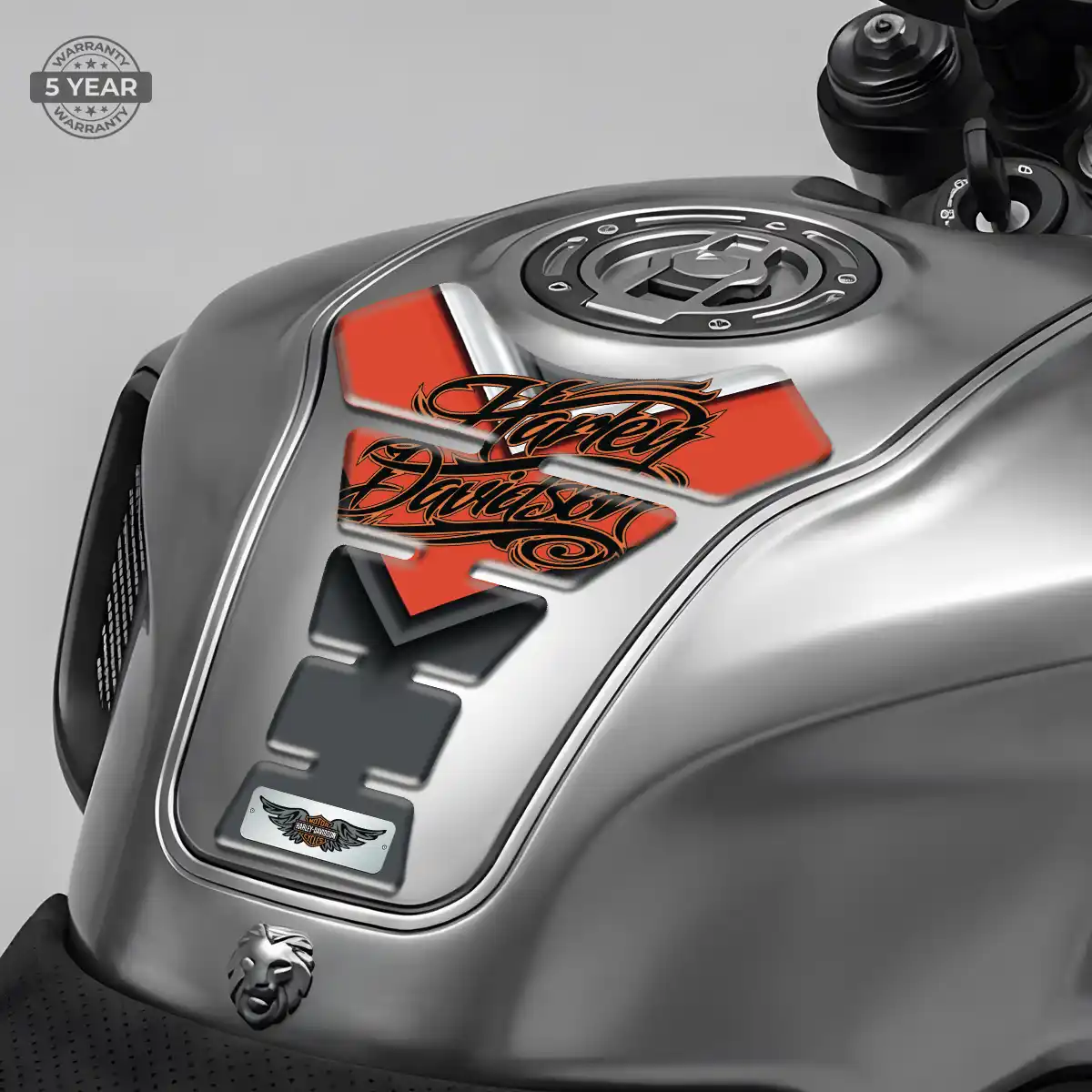 Harley Tank Protector Pads Motorcycle Refined Design