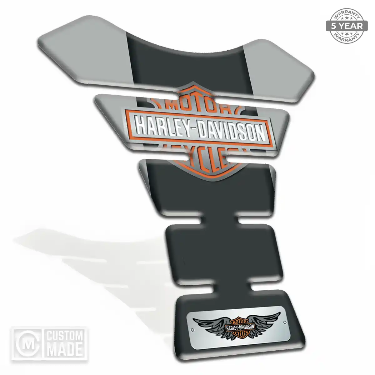 Harley Tank Protector Pads Motorcycle Sleek Style