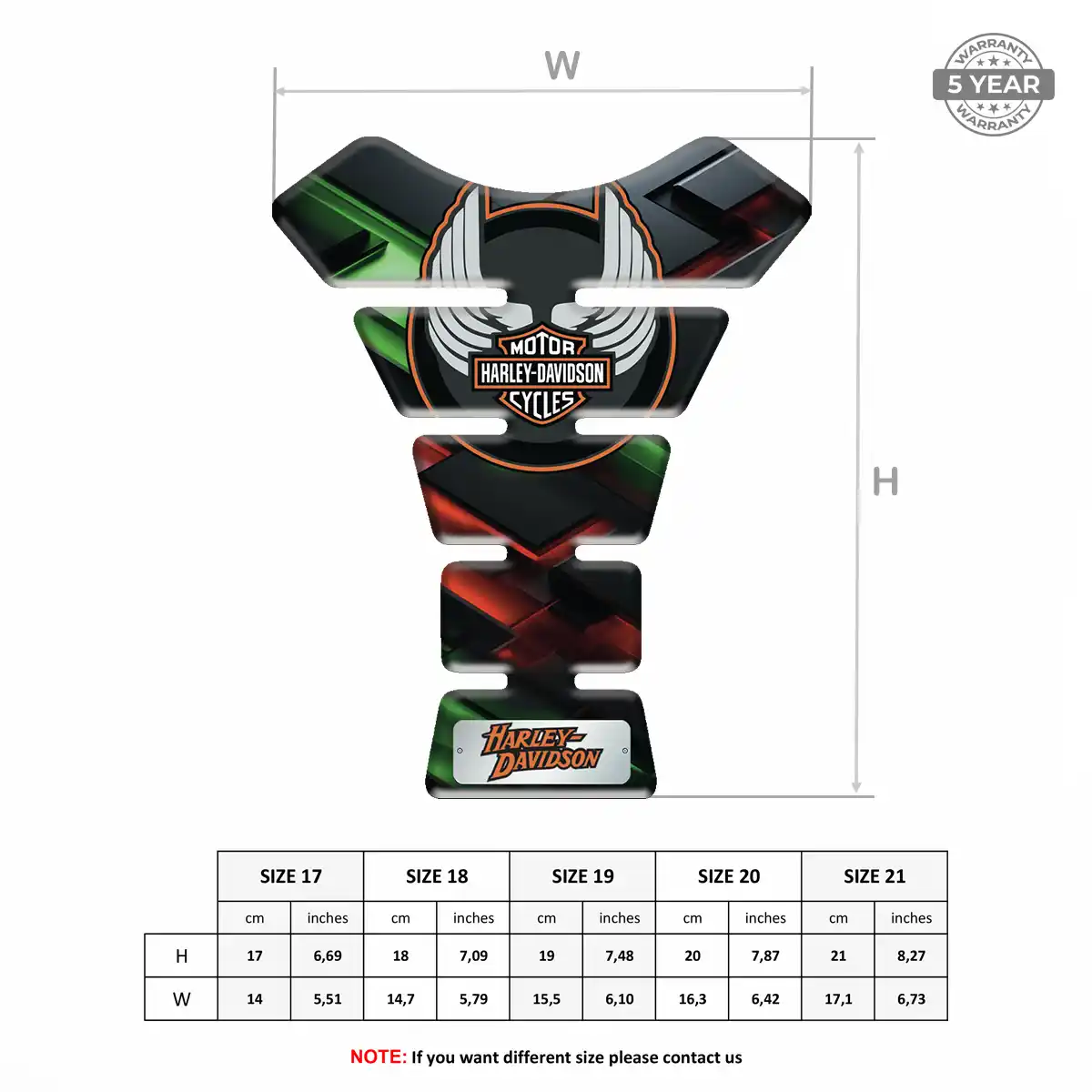 Harley Tank Protector Pads Prime Quality