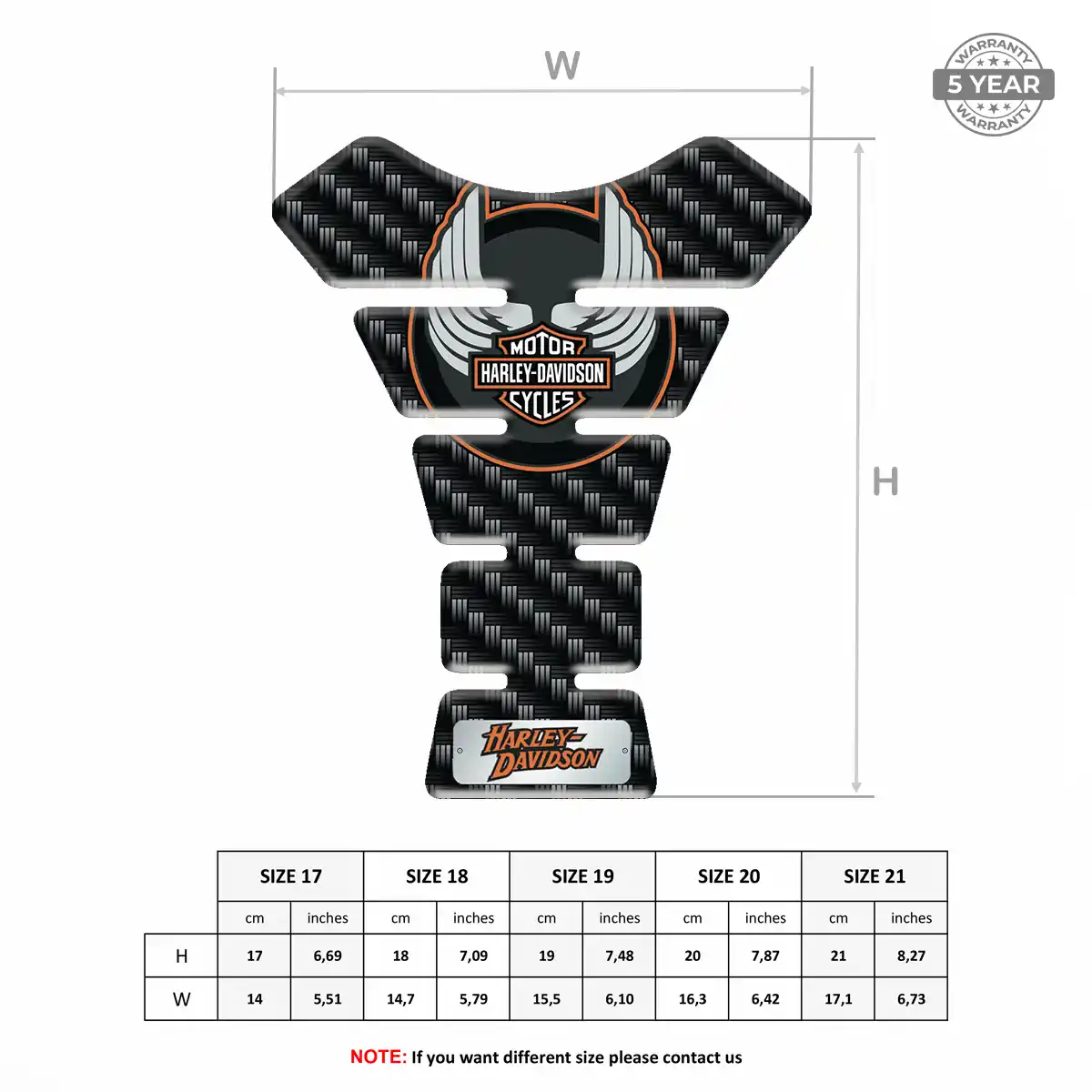 Harley Tank Protector Prestige Line