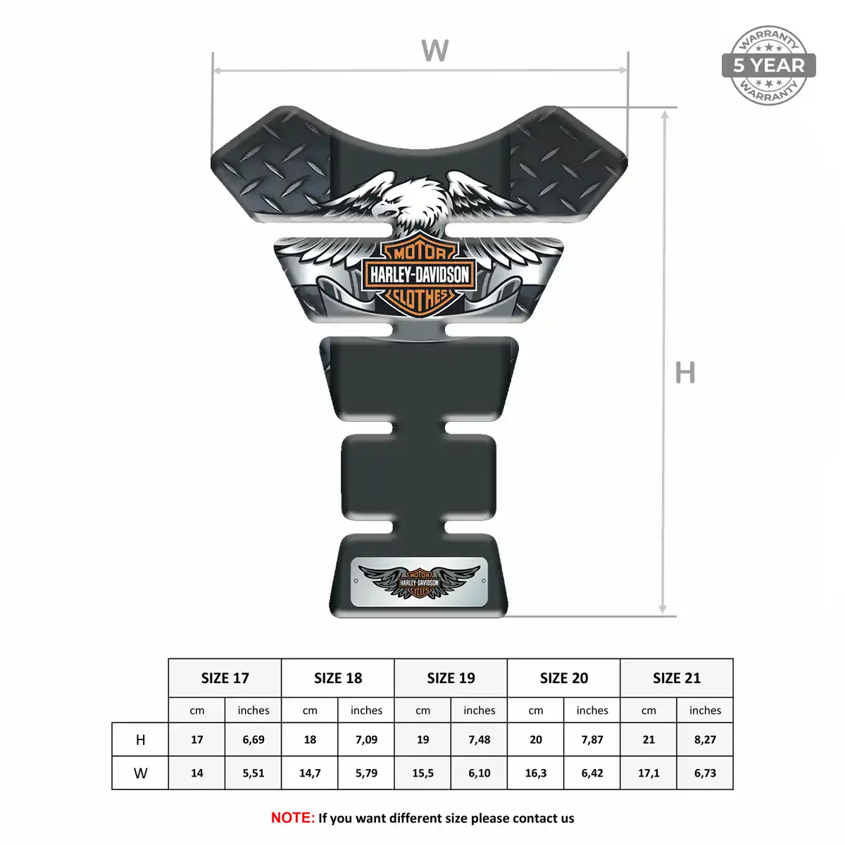 Harley Tank Protector Prime Quality