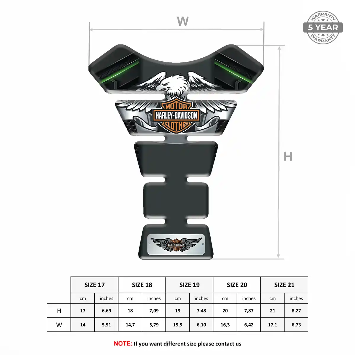 Harley Tank Protector Refined Design