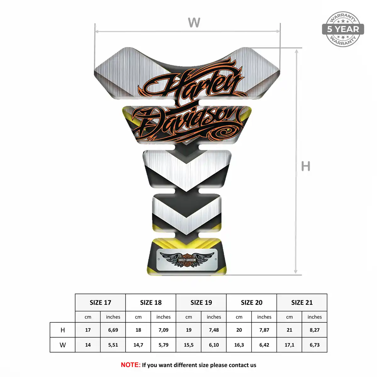 Harley Tank Scratch Protector Signature Grade