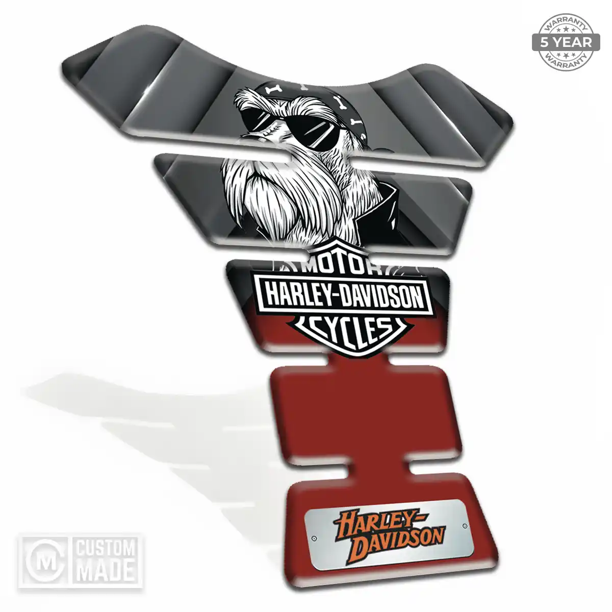 Harley Tank Sticker Sleek Style