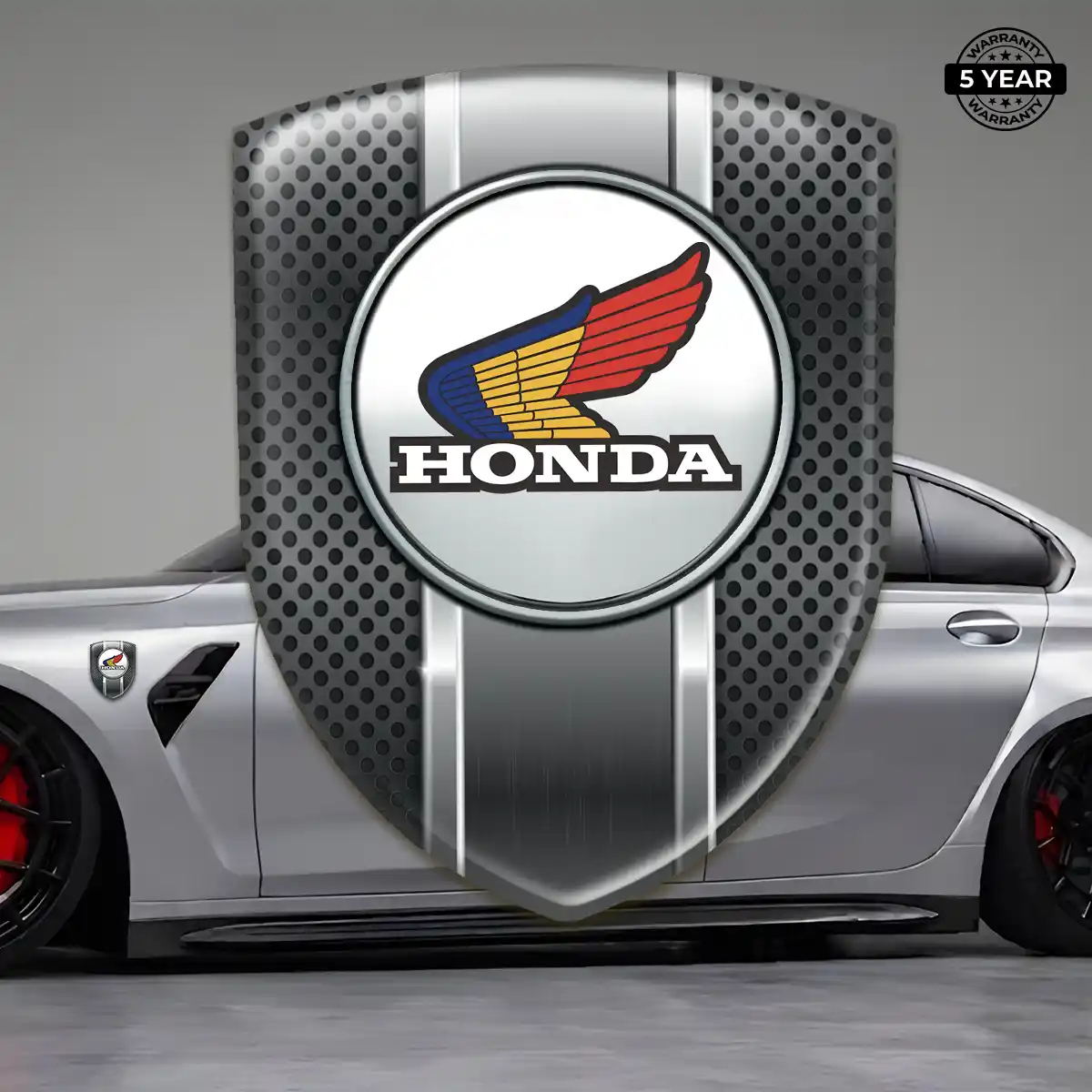 Honda 3D Badge Sticker Interior Elegance