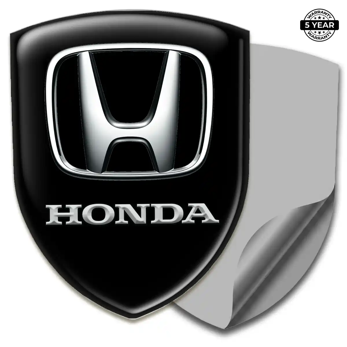 Honda 3D Badge Sticker Premium Dome