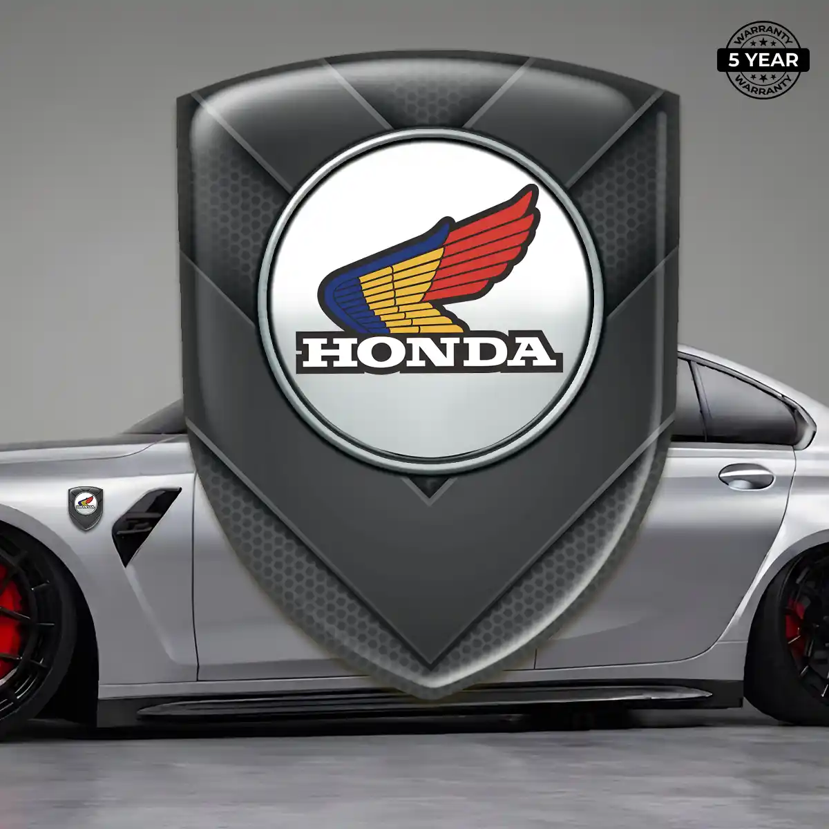 Honda 3D Badge Sticker Refined Design